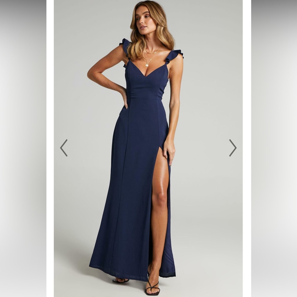 Navy Blue Maxi Dress